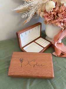 Personalised Jewellery Box