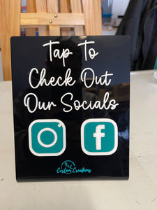 NFC Social Media Stand