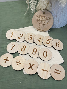 Wooden Math Set