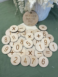 Wooden Math Set