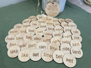 Wooden Sight Words Bundle