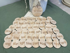 Wooden Sight Words Bundle