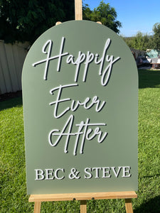 Engagement Party Sign - Happily Ever After