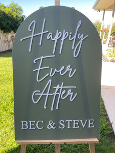 Engagement Party Sign - Happily Ever After