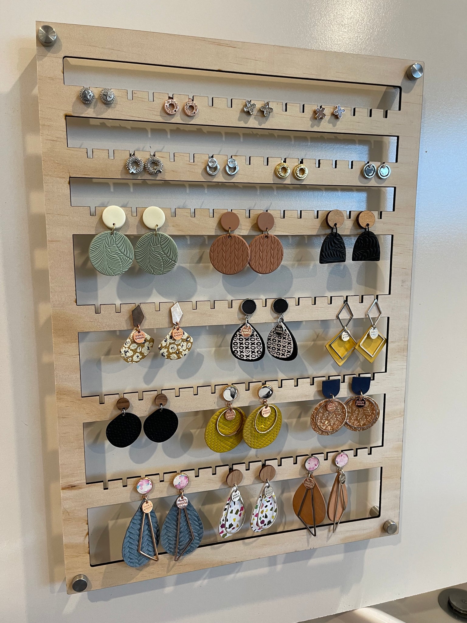 Wall Mounted Earring Holders – N&K Custom Creations