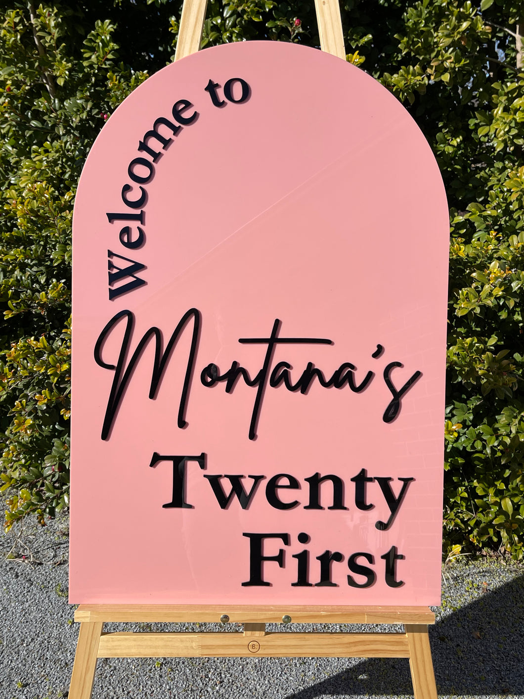 Birthday Party Sign - Welcome To
