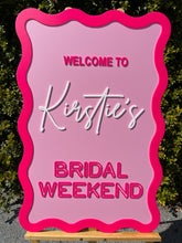 Load image into Gallery viewer, Hen&#39;s Party Sign - Bridal Weekend
