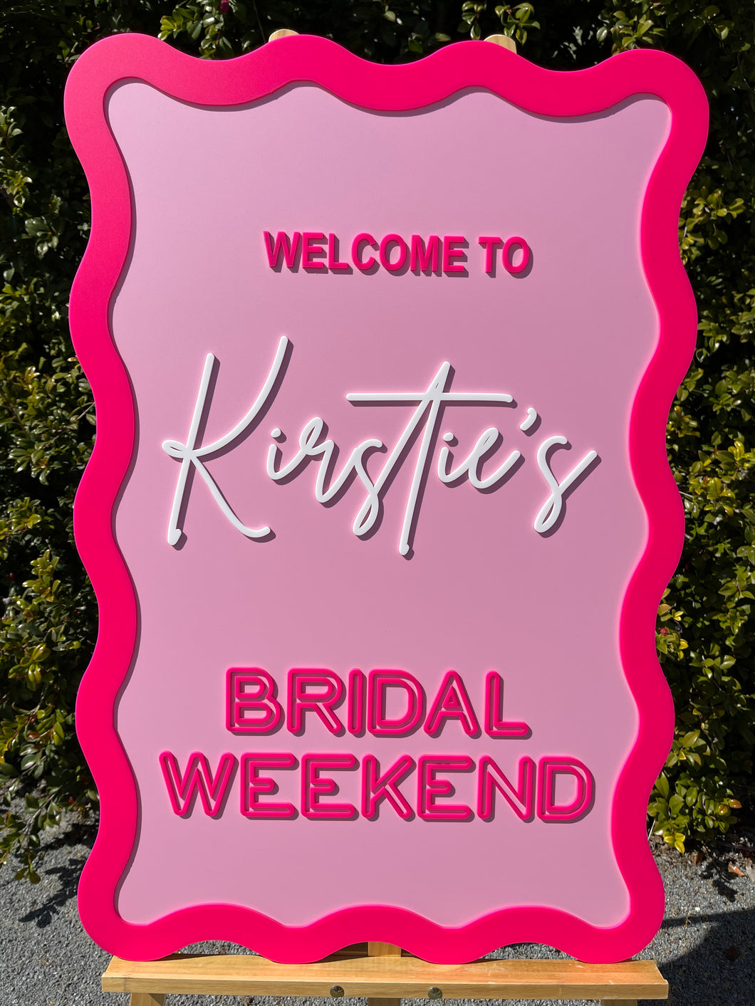 Hen's Party Sign - Bridal Weekend