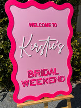 Load image into Gallery viewer, Hen&#39;s Party Sign - Bridal Weekend
