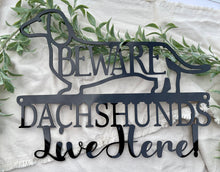 Load image into Gallery viewer, Dachshund Welcome Signs

