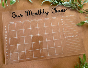 Family Monthly Planner