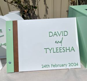 LUXE Acrylic Guest Book