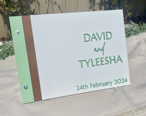 LUXE Acrylic Guest Book