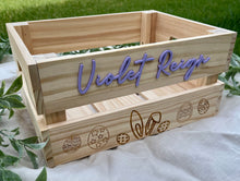 Load image into Gallery viewer, Easter Crate | Acrylic Name

