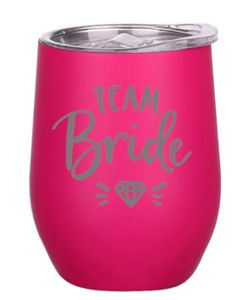 Engraved Hens Insulated Wine Tumblers