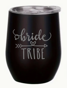 Engraved Hens Insulated Wine Tumblers