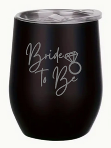 Engraved Hens Insulated Wine Tumblers