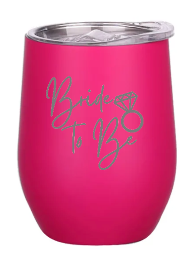 Engraved Hens Insulated Wine Tumblers