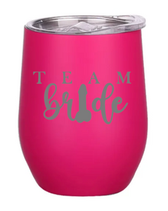 Engraved Hens Insulated Wine Tumblers