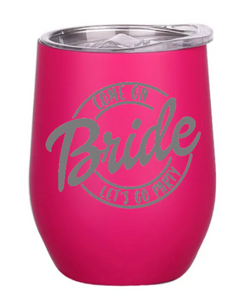 Engraved Hens Insulated Wine Tumblers