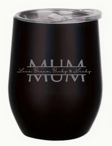 Engraved Birthday Insulated Wine Tumblers