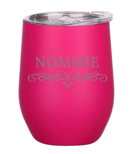 Engraved Birthday Insulated Wine Tumblers