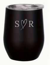 Load image into Gallery viewer, Engraved Wedding Insulated Wine Tumblers
