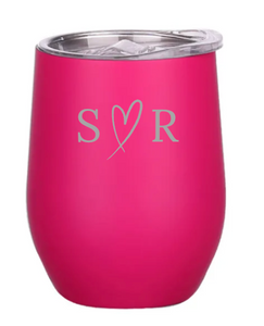 Engraved Wedding Insulated Wine Tumblers