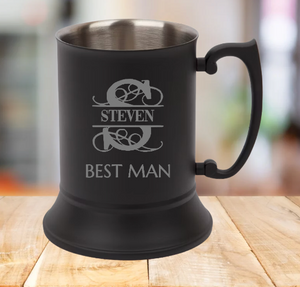 Beer Mug (Matte Black) - Wedding