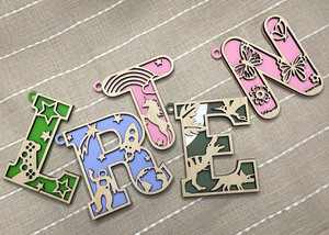 Unicorn Themed Letters