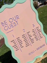 Load image into Gallery viewer, Seating Chart - Be Our Guest
