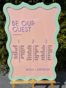 Seating Chart - Be Our Guest