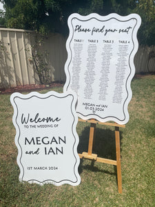 Welcome Sign - Welcome To The Wedding Of