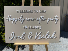 Load image into Gallery viewer, Welcome Sign - Happily Every After Party
