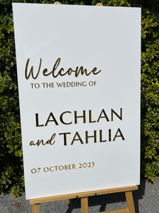 Welcome Sign - Lachlan