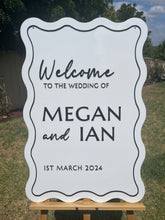 Load image into Gallery viewer, Welcome Sign - Welcome To The Wedding Of
