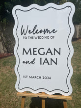 Load image into Gallery viewer, Welcome Sign - Welcome To The Wedding Of
