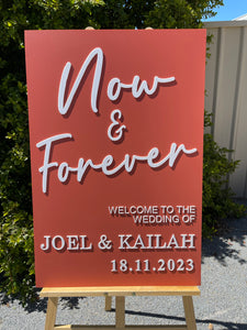 Welcome Sign - Now & Forever