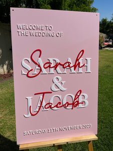 Welcome Sign - Sarah