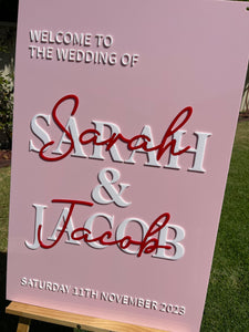 Welcome Sign - Sarah