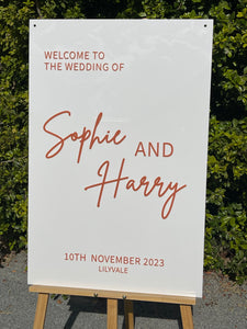 Welcome Sign - Sophie