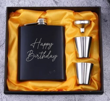 Load image into Gallery viewer, Whisky Flask Birthday Set
