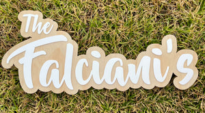 Family Name Sign